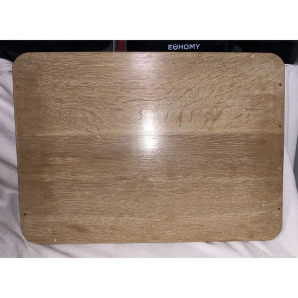 Vintage Japanese Bamboo Serving Tray Hand Painted Birds Mid Century Oriental - Picture 7 of 7